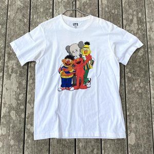 KAWS X Sesame Street Bert, Ernie, and Elmo Tee